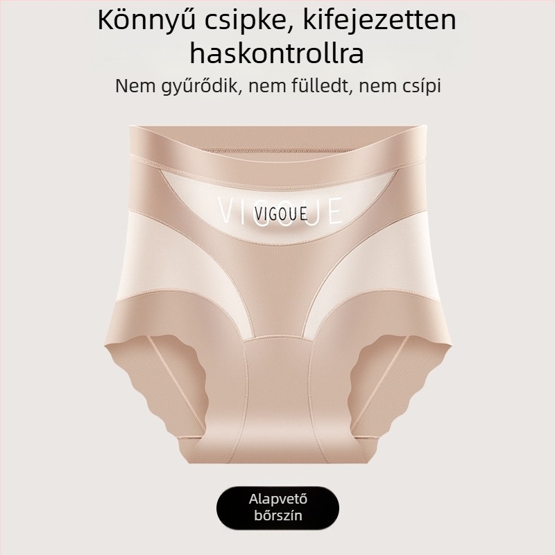 Plusz méretű magas derekú hasszabályozó alakformáló alsónemű, lélegző nylon hálóval, antibakteriális shapewear nőknek