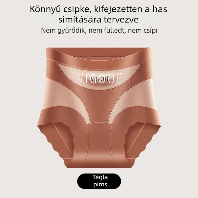 Plusz méretű magas derekú hasszabályozó alakformáló alsónemű, lélegző nylon hálóval, antibakteriális shapewear nőknek