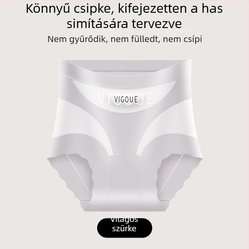 Plusz méretű magas derekú hasszabályozó alakformáló alsónemű, lélegző nylon hálóval, antibakteriális shapewear nőknek