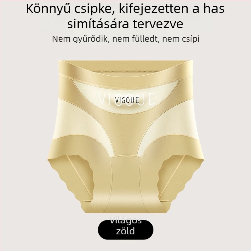 Plusz méretű magas derekú hasszabályozó alakformáló alsónemű, lélegző nylon hálóval, antibakteriális shapewear nőknek