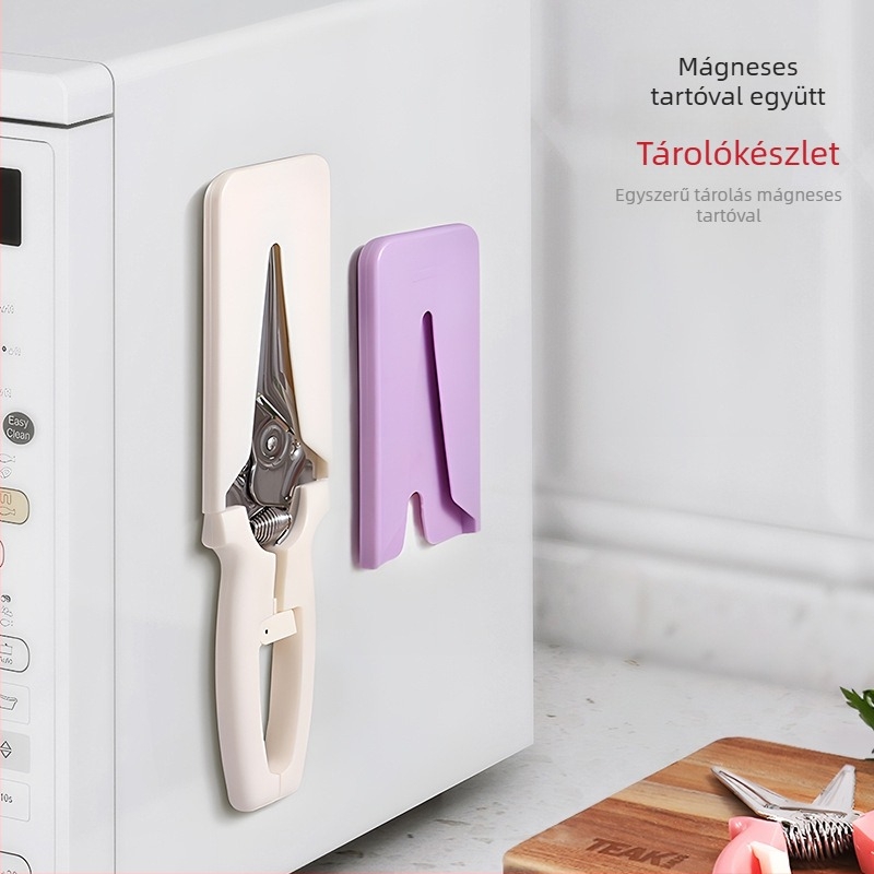 Luntayo japán konyhai olló – élelmiszer-minőségű rozsdamentes acélból, többfunkciós olló halhoz, zöldségekhez és grillhez