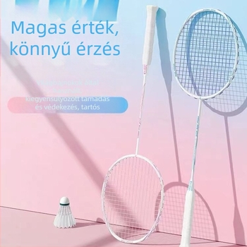 Ultra-light badmintonütő készlet felnőtteknek és gyerekeknek, kezdőknek — 2 darab, tartós és rugalmas