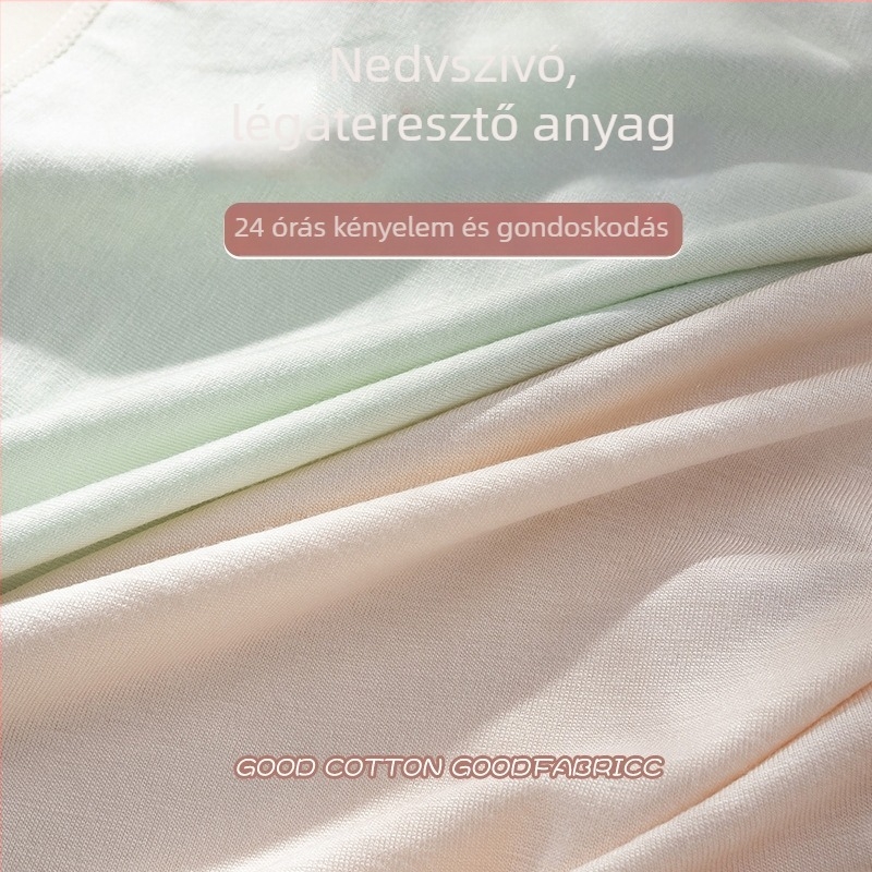 Makaron színű lányoknak készült bugyi, légáteresztő, kettős nedvszívó ágyéki rész, kényelmes középmagasságú