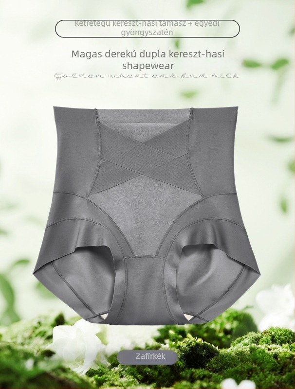 Magas derekú ice silk hasi formázó női alsónemű, keresztezett alakformáló, légáteresztő, modell ZS8523