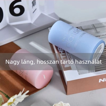 Színes hengeres aromaterápiás gyertya otthoni használatra és vészhelyzetekre, füstmentes, ideális dekorációhoz születésnapokra, esküvőkre, templomokra vagy szállodákba.
