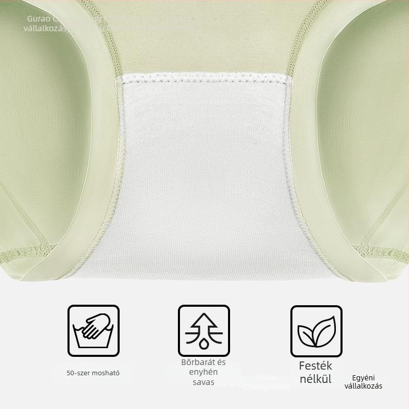 Női varrás nélküli nylon alsónemű, középmagas derékkal, formázó deréktájon, légáteresztő, antibakteriális, pamut belső a szeméremtájon