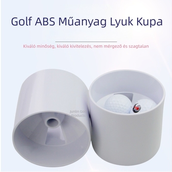 Leválasztható ABS műanyag mag golf lyuk kupa számára, konussal és lefolyónyílással