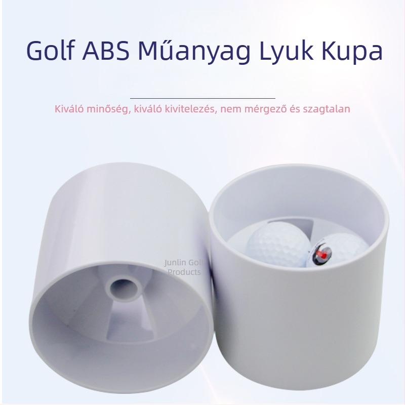 Leválasztható ABS műanyag mag golf lyuk kupa számára, konussal és lefolyónyílással
