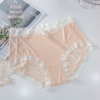 Plusz méretű női alsónemű Ice Silk anyagból, lélegző nylon, mulberry selyem béléssel