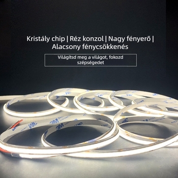 Öntapadó LED-szalag, 24V, alacsony feszültség, háromszínű változó, lineáris hangulatvilágítás
