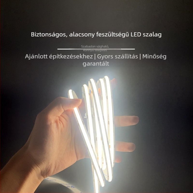 Öntapadó LED-szalag, 24V, alacsony feszültség, háromszínű változó, lineáris hangulatvilágítás