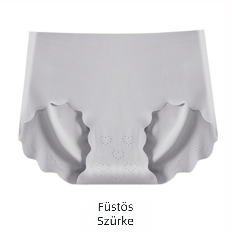 Női Ice Silk középmagas derekú Bugyi, lélegző, pamutbetéttel