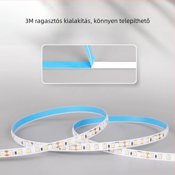 Osram LED-szalag, magas CRI, 24V alacsony feszültség, belső világítás, 8 mm szélesség, 120 LED (2835), 120° fénysugár-szög, CRI 90, modell 24v-8mm-120LED, nem dimmelhető
