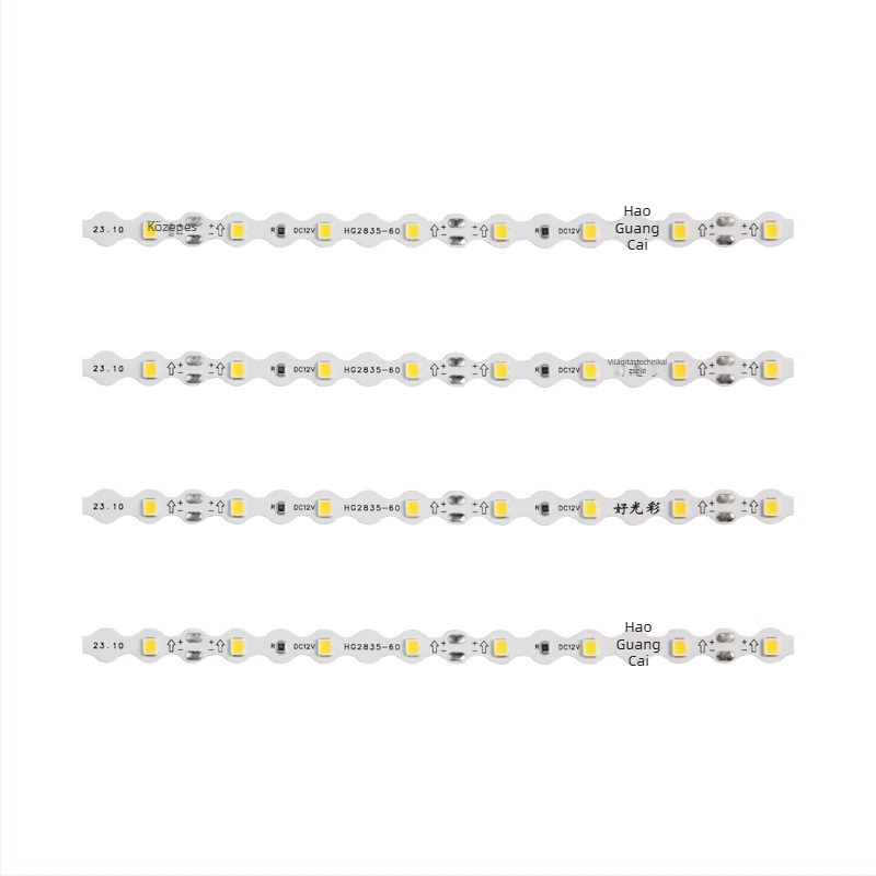 S alakú LED-szalag, 12V, 60 LED, vízálló, hajlítható, 2835-ös chip, nagy fényerő, 50 m tekercs