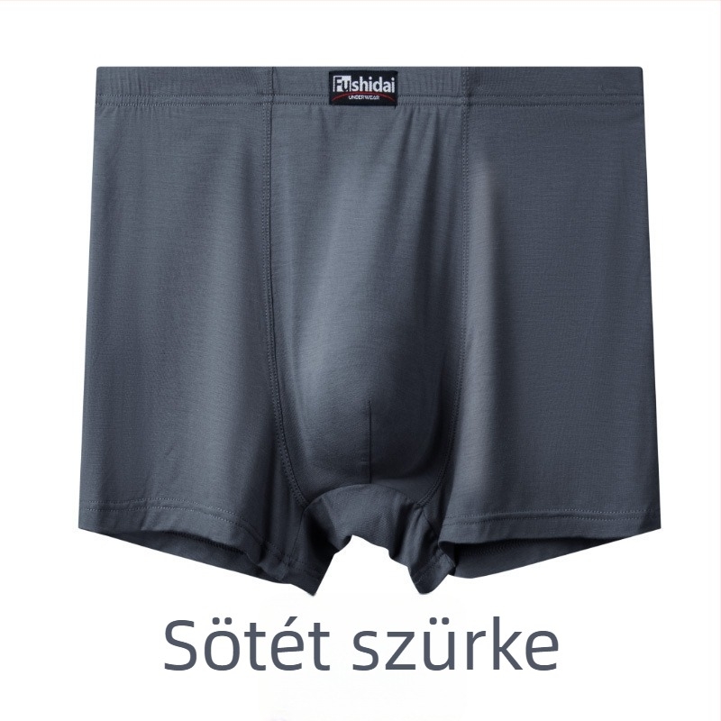 Pluszméretű férfi alsónemű, magas derék, laza szabás, lélegző modal anyag