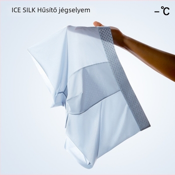 Ice Silk férfi boxerek, 10A antibakteriális Cordyceps, termoreguláló, ultra vékony nyári viselet