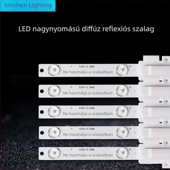 LED hirdetési fénycsík, 220V, transzformátor nélkül, hirdető dobozokhoz és puha fóliájú mennyezethez