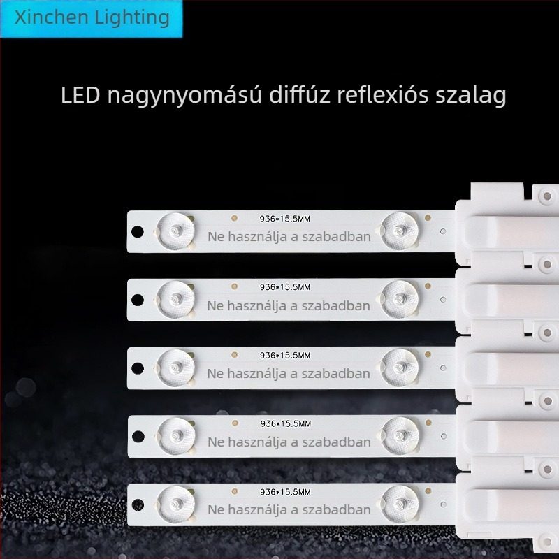 LED hirdetési fénycsík, 220V, transzformátor nélkül, hirdető dobozokhoz és puha fóliájú mennyezethez