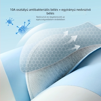 Férfi Ice Silk boxerek – plusz méret, lélegzők, antibakteriális, gyorsan száradó, egyszínű, pamuttal bélelt ágyékrész
