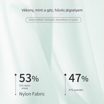 7A antibakteriális női fehérnemű, pamut betéttel a szeméremrésznél, bőrbarát érzés, könnyű, lélegző Ice Silk anyag, magas derék