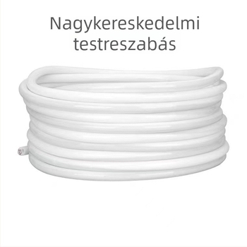 Személyre szabott 110V LED rugalmas kör alakú fénycsík külső reklámhoz, 360° világítás, neonhatás, 12V/24V
