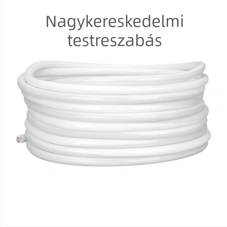 Személyre szabott 110V LED rugalmas kör alakú fénycsík külső reklámhoz, 360° világítás, neonhatás, 12V/24V