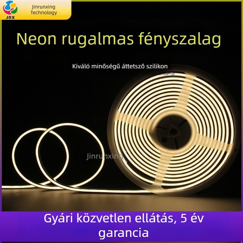 Lineáris 5×10-es két színű extrudált szilikon rugalmas LED-szalag intelligens konyhaszekrény világításhoz