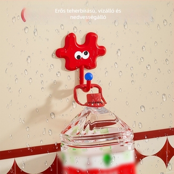 Kedves Dopamin puzzle akasztó szívóval – fürdőszoba ajtóra, törölközőknek, konyhához