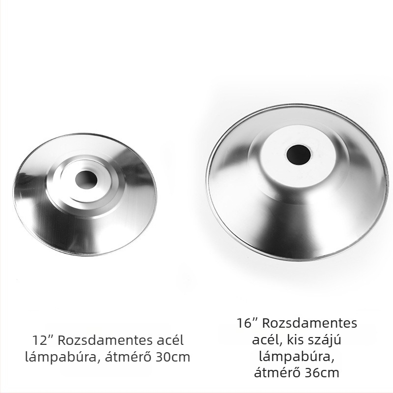 Utcai lámpák fém lámpabúrái, testreszabható méretek