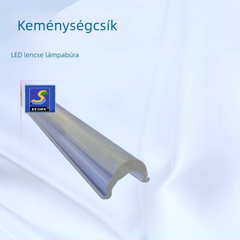 Személyre szabott extrudált PMMA átlátszó LED lineáris lámpabúra akrilból, kiváló átláthatósággal.