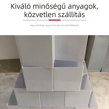 Akril lámpabura, cilindrikus, cserélhető külső burkolattal és téglalap alakú házhoz illeszkedő, PP anyagú, nem sárguló, testreszabható
