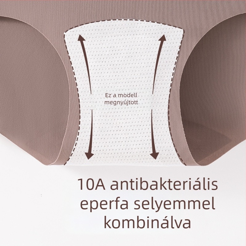 Antibakteriális nyári Ice Silk női alsónemű, jóga, nyomásmentes viselet, Mulberry selyem a szemérem tájékán
