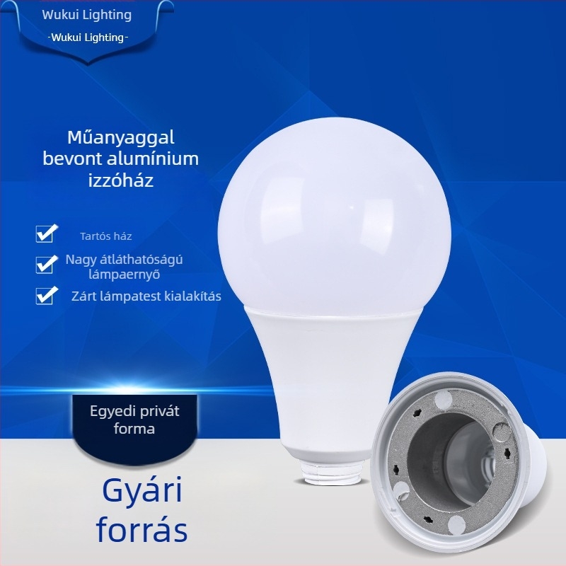 LED lámpa-ház készlet öntött alumínium burkolattal és műanyag bevonatú alumínium burkolattal, 5W–18W