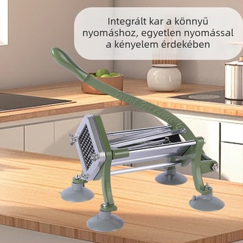 Többfunkciós kereskedelmi zöldségvágó gép – burgonyát hasábokra és más zöldségeket szeletel