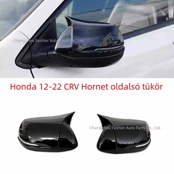 Szénszálas tükörfedél Honda CR-V 2012-2022, agancs alakú külső burkolat, dekoratív védőhéj