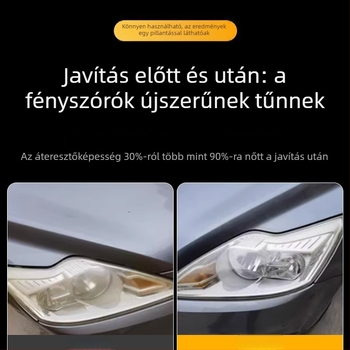 Autófényszóró karbantartó krém öregedő és sárguló lencsékhez