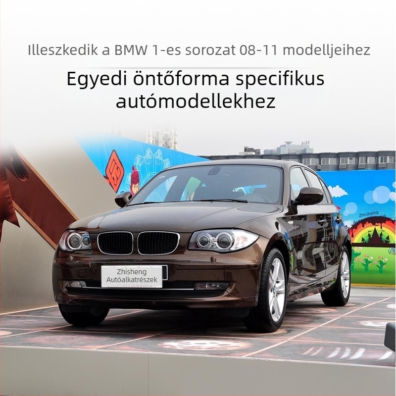 BMW 1-es sorozat E87 (2008–2011) első fényszóró burkolat – PC anyag, átlátszó