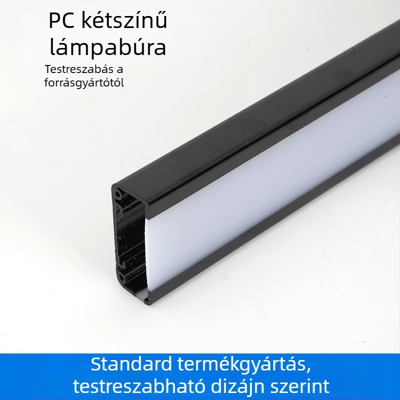 Személyre szabott PC lineáris fényház, két színű világítással, beépített szalagfény világítótest