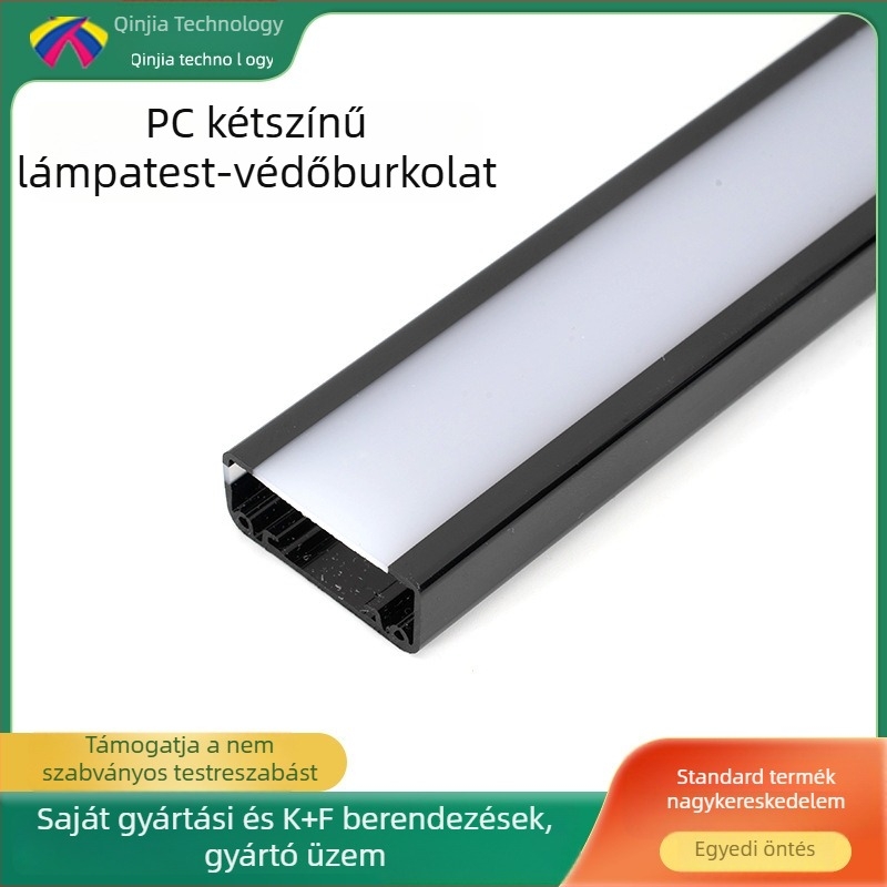 Személyre szabott PC lineáris fényház, két színű világítással, beépített szalagfény világítótest