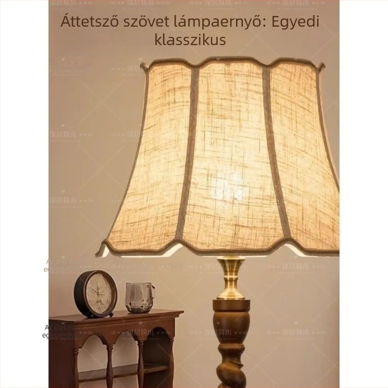 Lenvászon lámpabúra hálószobai és állólámpához, amerikai stílusú, európai modern dizájn.