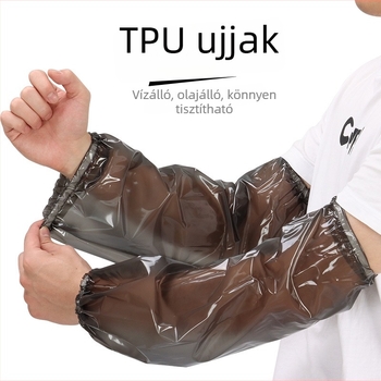 TPU vízálló karpánt felnőtteknek – uniszex, konyhai és élelmiszer-feldolgozási védelem, olajálló, hűtőtároláshoz