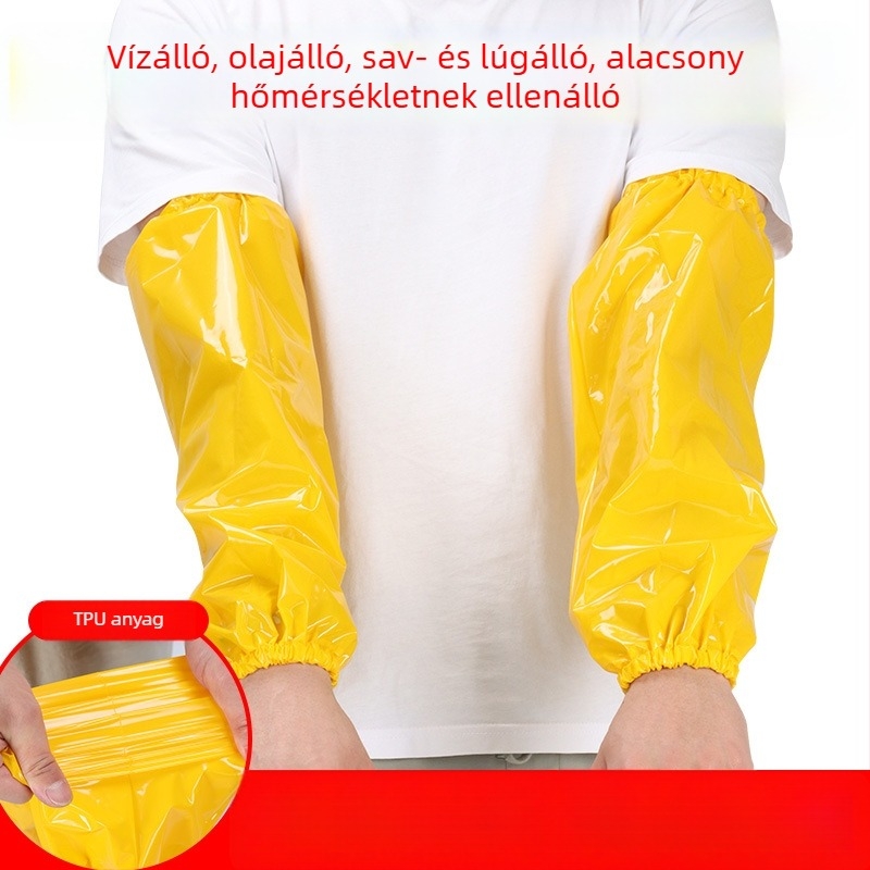 TPU vízálló karpánt felnőtteknek – uniszex, konyhai és élelmiszer-feldolgozási védelem, olajálló, hűtőtároláshoz