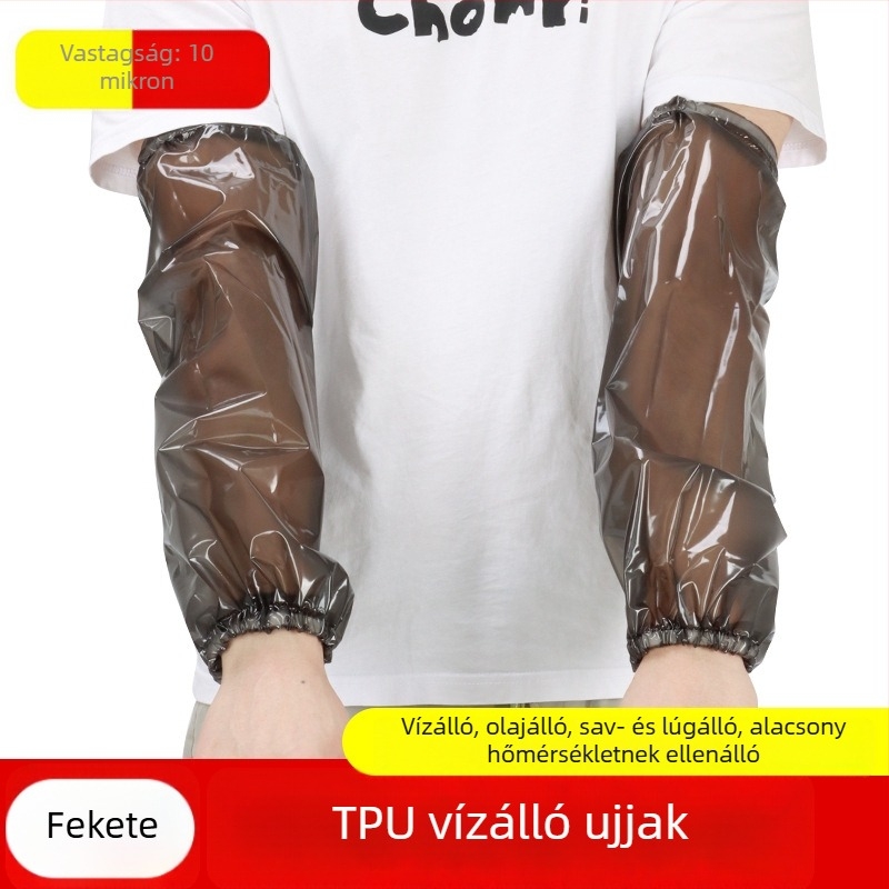 TPU vízálló karpánt felnőtteknek – uniszex, konyhai és élelmiszer-feldolgozási védelem, olajálló, hűtőtároláshoz