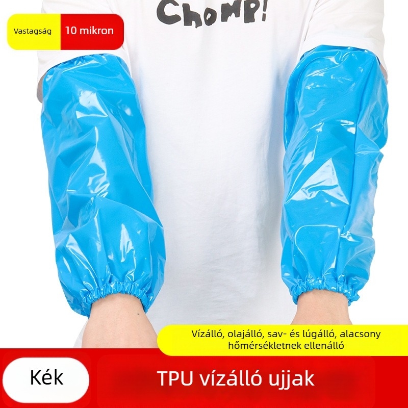 TPU vízálló karpánt felnőtteknek – uniszex, konyhai és élelmiszer-feldolgozási védelem, olajálló, hűtőtároláshoz