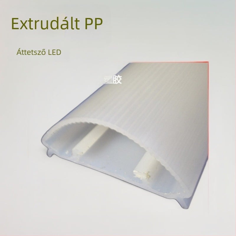 PP átlátszó LED hűtőszekrény ház, extrudált forma, teljes műanyag burkolat