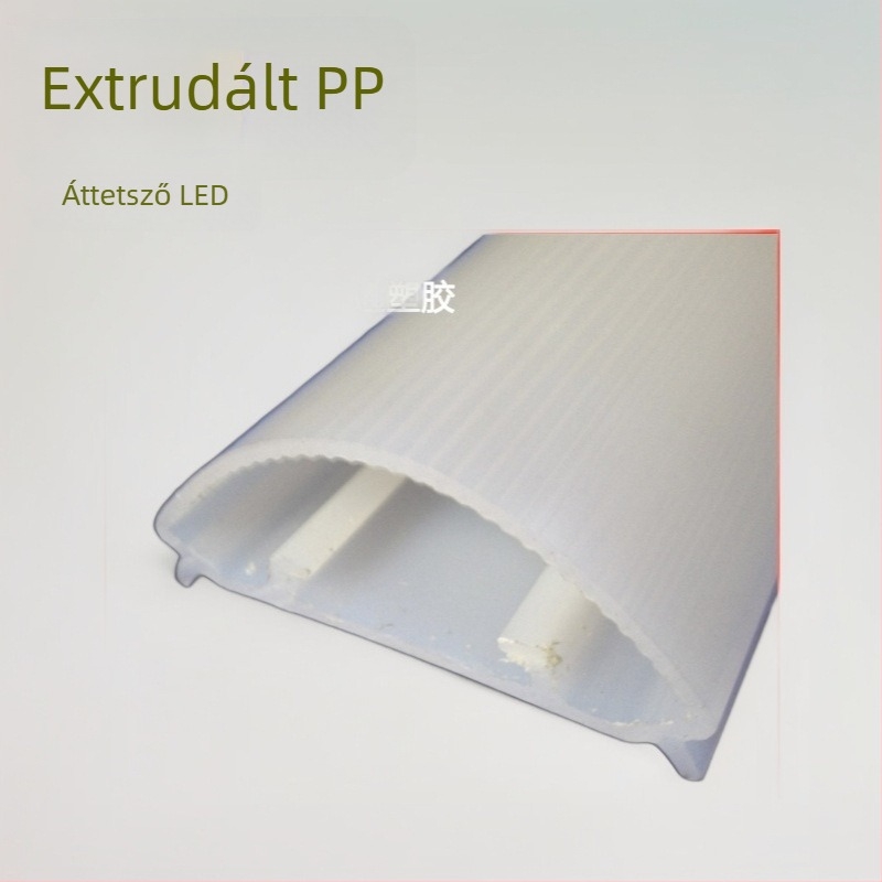 PP átlátszó LED hűtőszekrény ház, extrudált forma, teljes műanyag burkolat