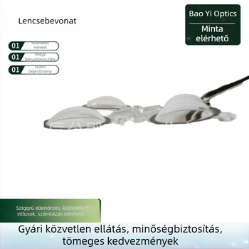 LED optikai lencse kültéri falikarhoz, bevonatos akril lencse az útvilágításhoz