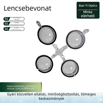 LED optikai lencse kültéri falikarhoz, bevonatos akril lencse az útvilágításhoz