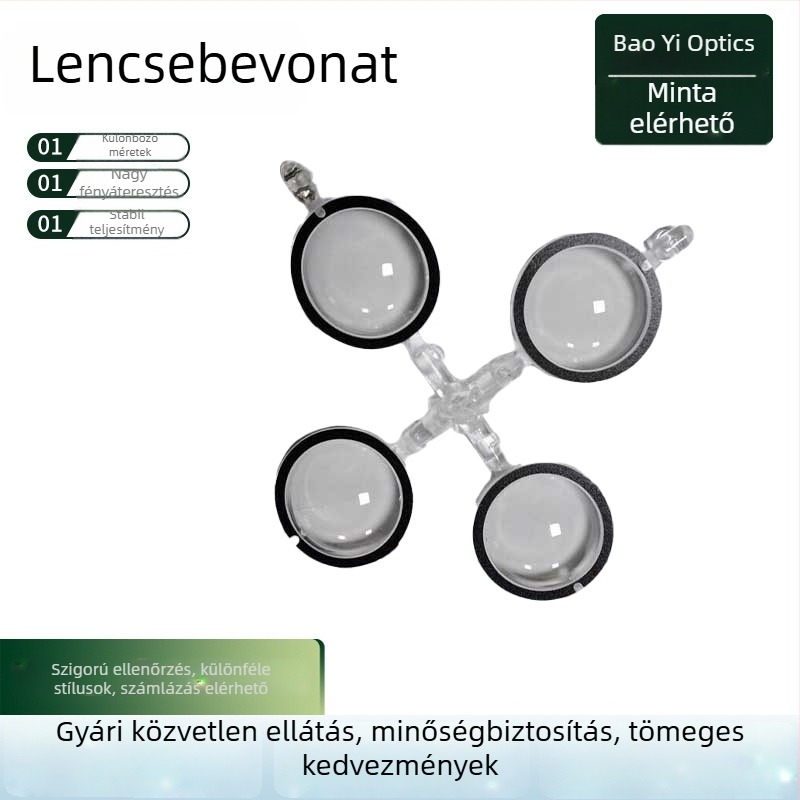 LED optikai lencse kültéri falikarhoz, bevonatos akril lencse az útvilágításhoz