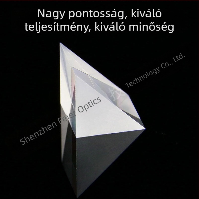 Spektroszkópiai prizmák és színösszevonó prizmák, üvegből készült lencsék teljes méretválasztékban
